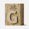 Gran Lettera G in legno